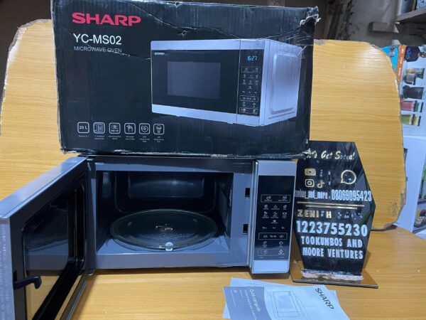 Sharp YC-MS02 microwave oven.