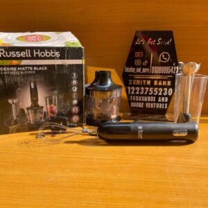 RUSSELL HOBBS
Desire Matte black
3 in 1 hand blender