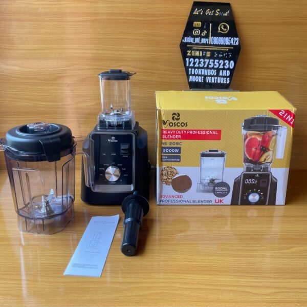 Gemat Rebranded Voscos HS-209C Heavy Duty Professional Blender. 