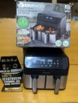 Daewoo Digital Double Drawer AirFryer Family Sized XL 4.5 Litre Draws 1400W 9L