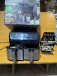 Daewoo Digital Double Drawer AirFryer Family Sized XL 4.5 Litre Draws 1400W 9L