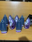 DAEWOO DSI-9259 Steam Iron, 2400 W Ceramic Sole, Steam Iron, Anti-limescale and Anti-Drip and Self-Cleaning Dry, Steam, Steam Blast and Spray Functions
