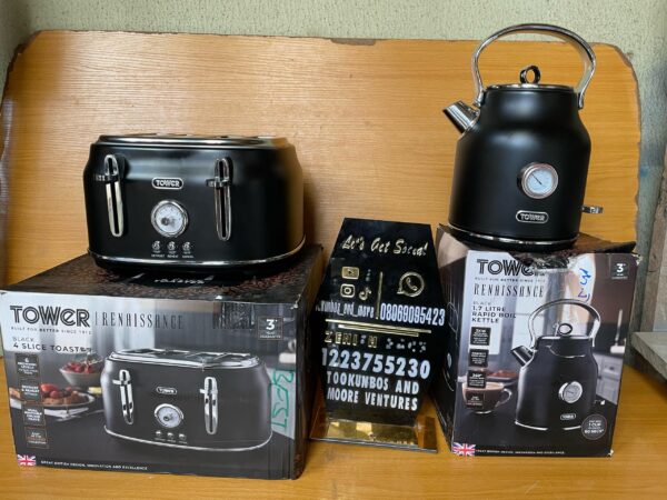 Tower kettle and Toaster Combination