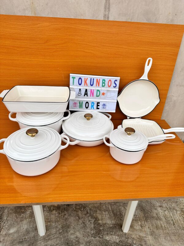 Cast iron Pots set of 7