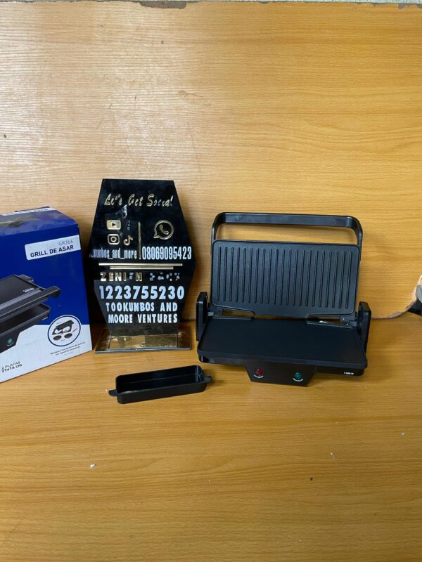 Jata Electric Grill & Grill With Non-Stick Striped Plates-1000W