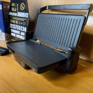 Jata Electric Grill & Grill With Non-Stick Striped Plates-1000W