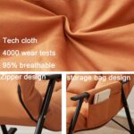 Breathable Adjustable Gear Rocking Chair Balcony Leisure Nap Lazy Sofa Light Luxury Bedroom Living Room Carefree Lazy Chair