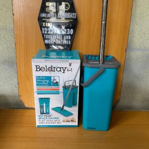 Antibac Flat Head Mop And Bucket Set