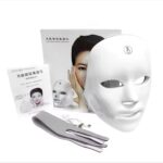 Rechargeable Facial LED Mask 7 Colors Photon Luminotherapy Beauty Mask Skin Rejuvenation Anti Acne Home Face Lifting and Whitening
