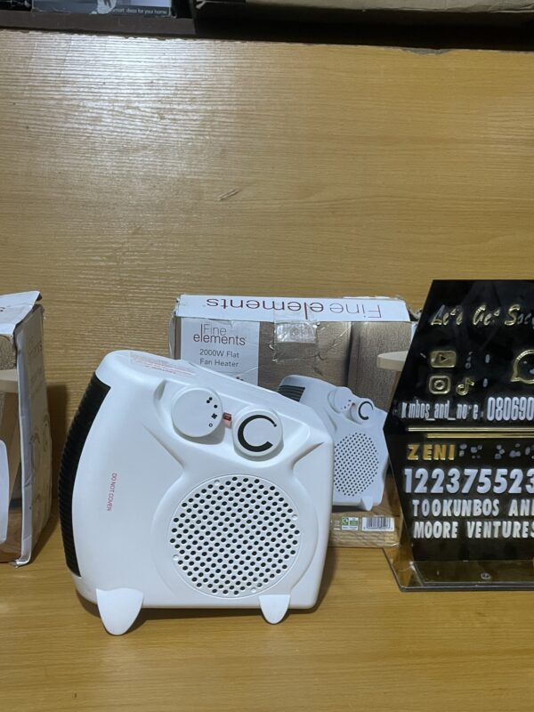 Fine Element Portable Flat Fan Heater