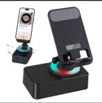 Phone Stand With Speaker 3 In 1 Mobile Phone Holder 360 Degree Rotation Phone Holder With 9D Surround Sound Anti Slip Base