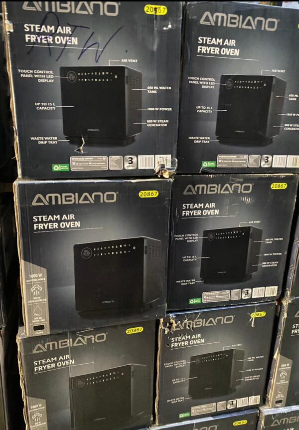 Ambiano Professional STR-15L steam Airfryer Oven