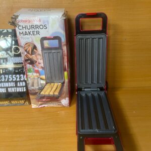 700W Spanish Doughnut Waffle Churros Maker Machine - Red & Black