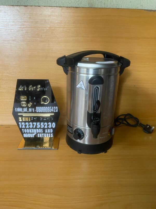 Giles & Posner 7L Electric Water Dispenser Urn With Adjustable Thermostat - Tea, Coffee, Hot Cider, Mulled Wine & More - 1500W