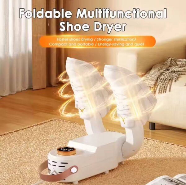 Intelligent Timer Shoe Dryer Adjustable Dryer Quick Drying Deodorizing Sterilizing Shoe Dryer Household Shoe Warmer Heater